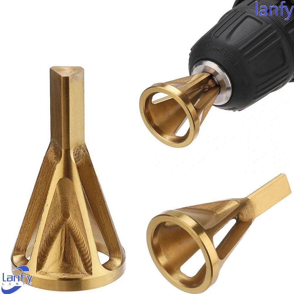 Lanfy Mata Bor Deburring Sekrup Hex De-Burring Tool Alat Bor Aksesori Drat Cabut Burr