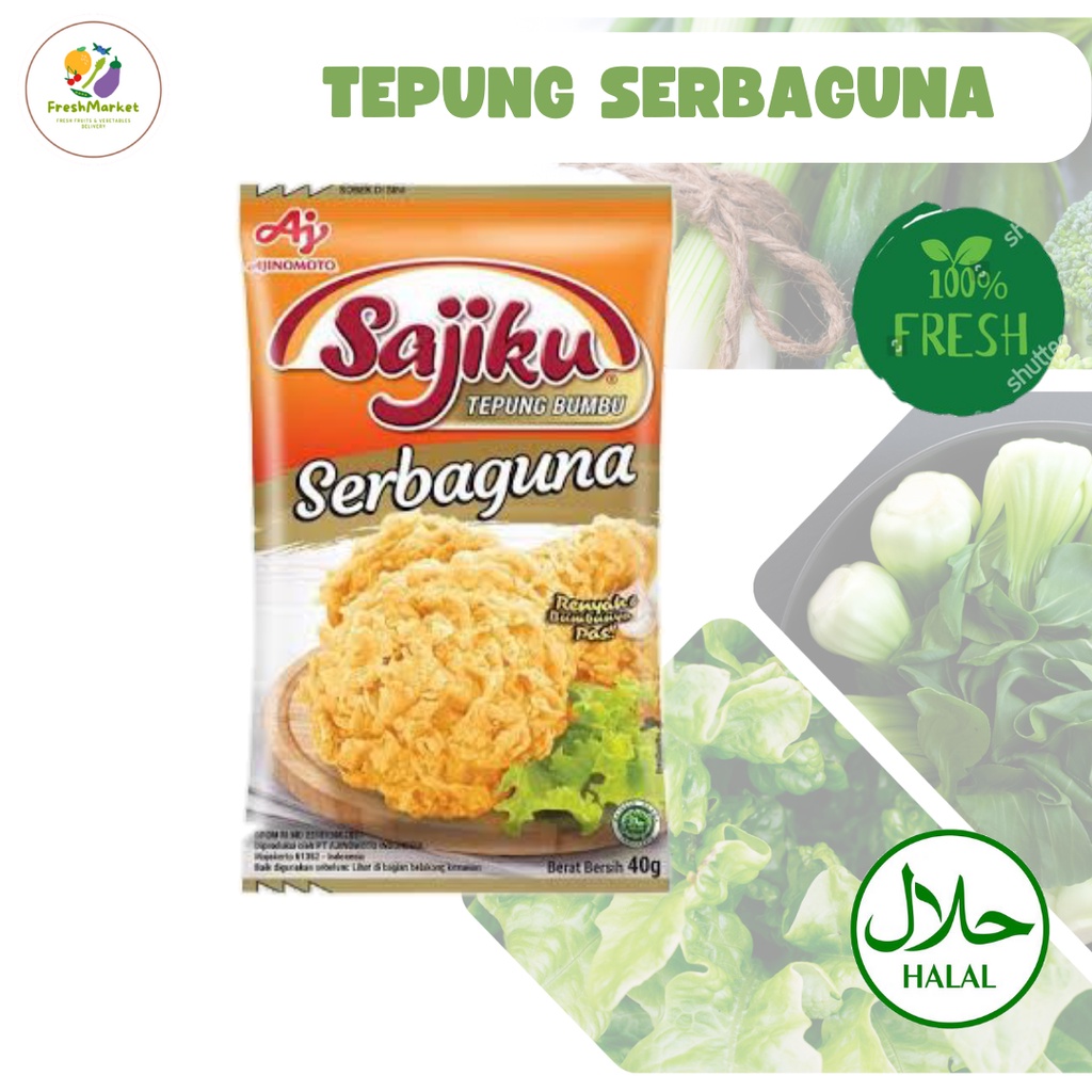 

Sajiku Tepung Serbaguna Original 40 Gram Freshmarketlampung