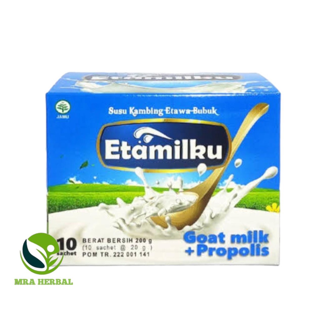 

Susu Kambing Etamilku | Susu Kambing Etawa Plus Propolis | Susu Kambing Bubuk Per Box