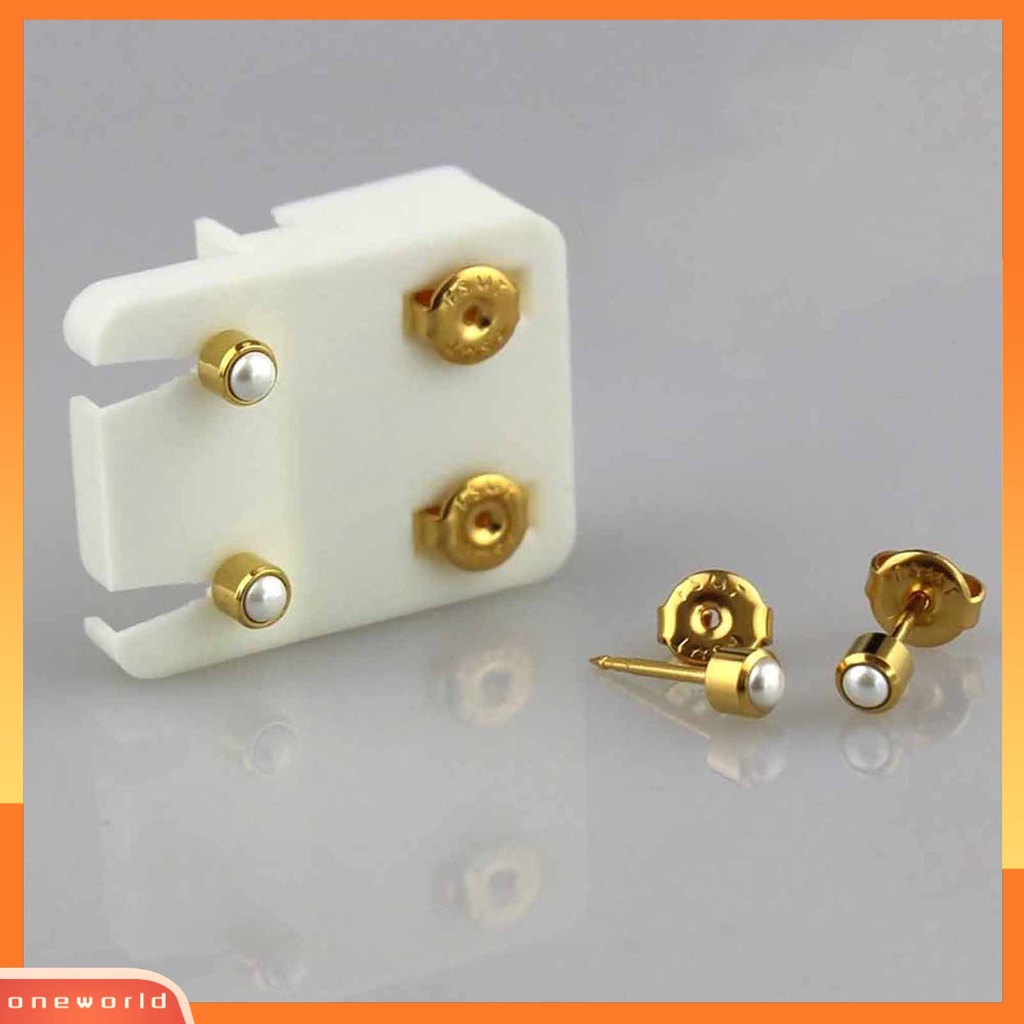 [WOD] 12pasang Stud Earring Piercing Anting Hadiah Akrilik Gadis Berlian Imitasi Hias Ear Studs Untuk Perjamuan