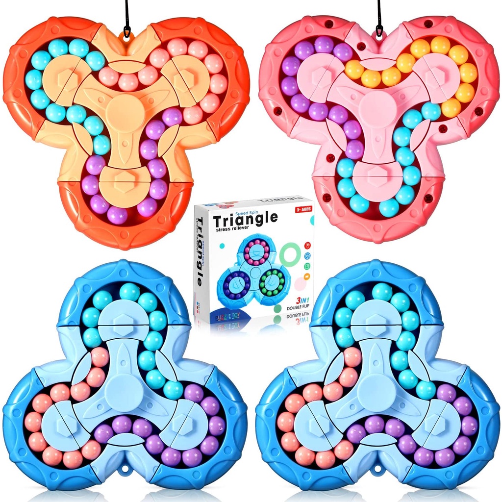 Mainan Sensorik Mainan Fidget Puzzle Berputar Spinner Sensorik Mainan Sensorik Autisme Untuk Dewasa Remaja Permainan Sekolah Stres Kecemasan Belajar Dekompresi Mainan