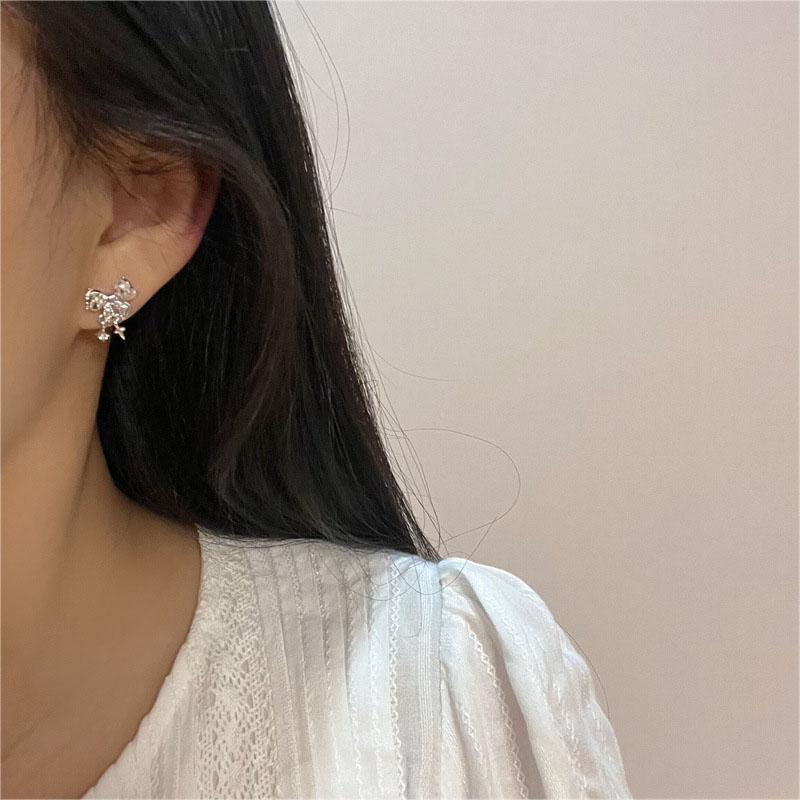 3pasang /Set Set Anting Geometris Ikatan Simpul Bintang Zircon Fashion Alloy Untuk Wanita