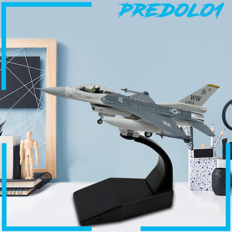 [Predolo1] Hadiah Dewasa Simulasi Model Diecast1/100 F16C Fighter Untuk Rumah Kantor