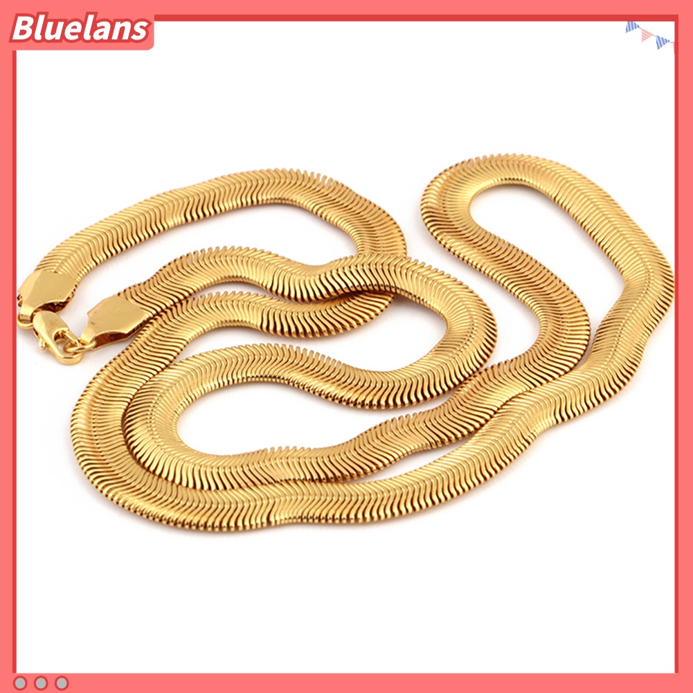 [BLS] Fashion Punk Hip Pop Rock Kpop Rapper Unisex Tembaga Ular Rantai Kalung Perhiasan