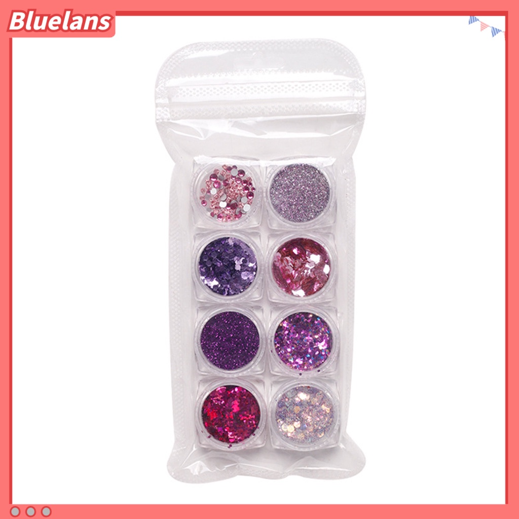 [BLM] 1tas Kuku Payet Efek Mengkilap Gloss Tahan Lama DIY Warna-Warni Sangat Tipis Tidak Teratur Berkilau Nail Art Flash Manicure Store Supply