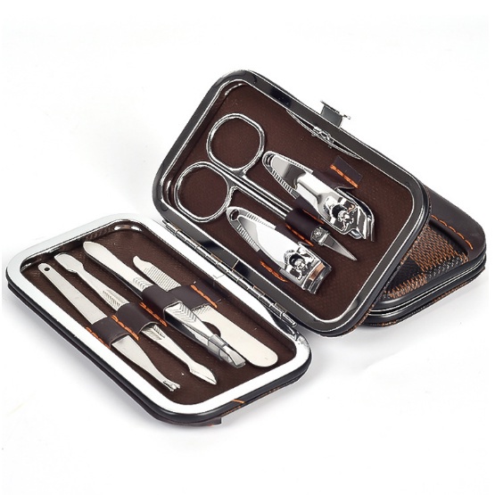 Gunting Kuku Set 7 in 1 / Set Manicure 7 in 1 / Peralatan Manicure Pedicure 7 in 1 Stainless / Set Gunting Kuku