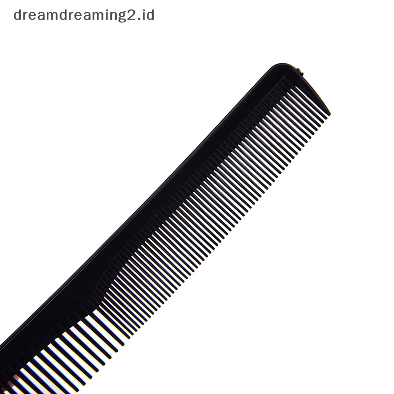 (drea) 5x Salon Anti Statis Hairdressing Hair Cutg Sisir Plastik Alat Sisir Gigi Halus //