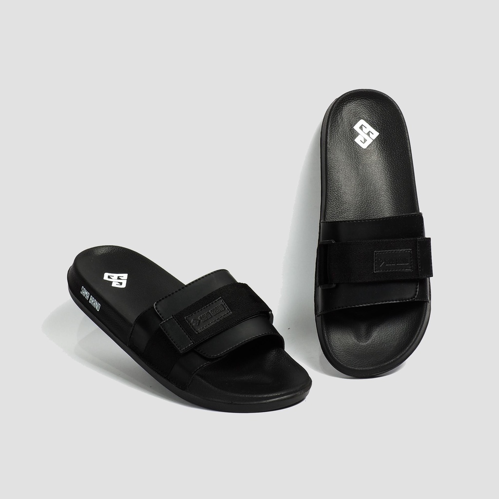 SANDAL SLIDE PRIA -  TR IVON FULL BLACK