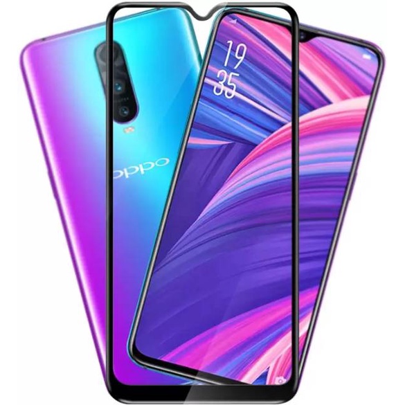 Oppo r17 Tempered glass oppo r17 pro full cover bening