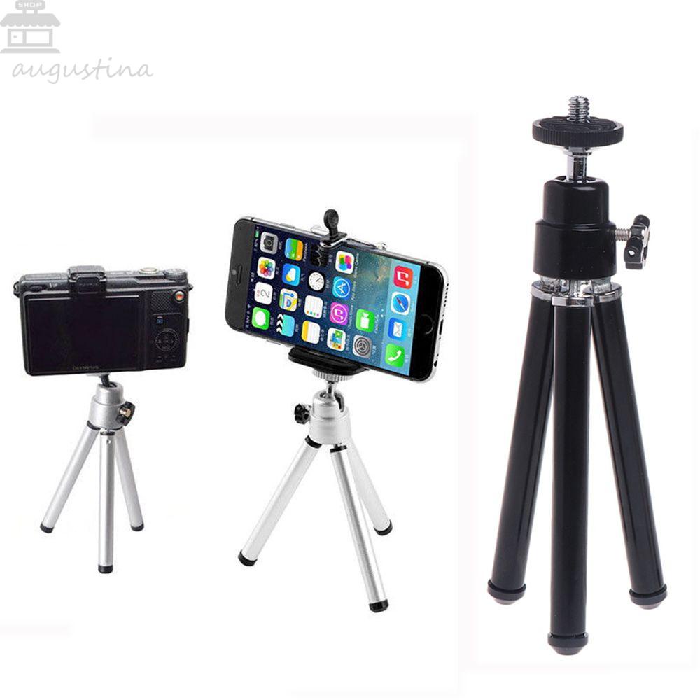 Agustinina Tripod Portable 2bagian Selfie Telepon Fleksibel Untuk Kamera Proyektor Phone Stand Holder