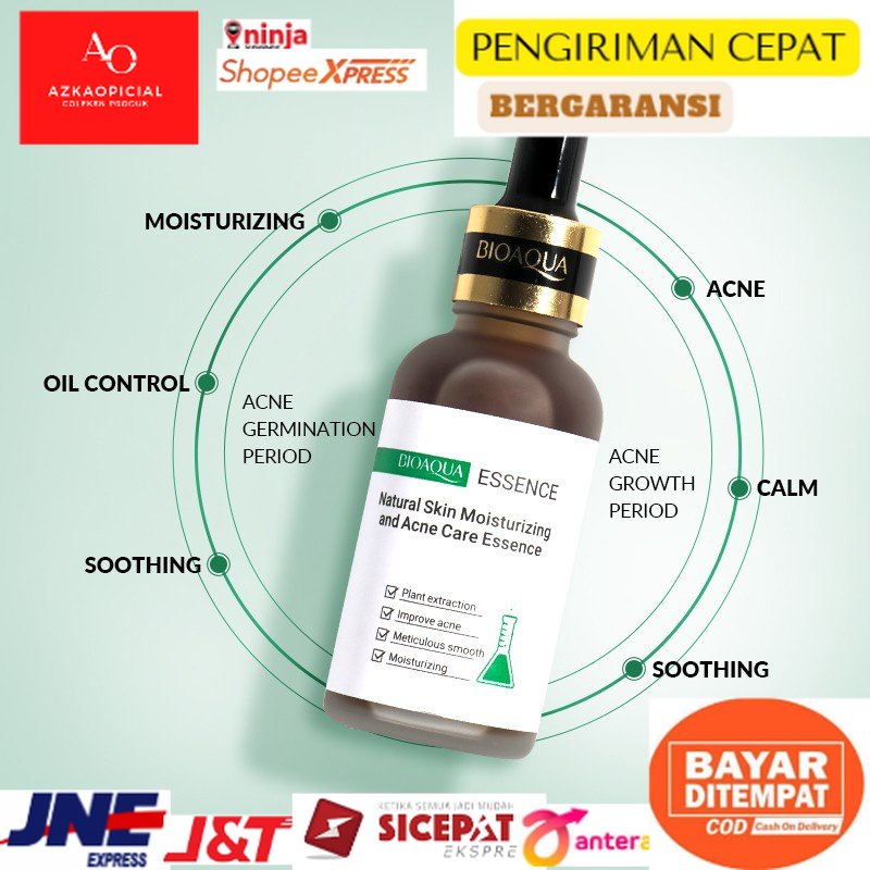 Serum Wajah Bioaqua Essence Serum Natural Skin & Acne Care Original BPOM lm