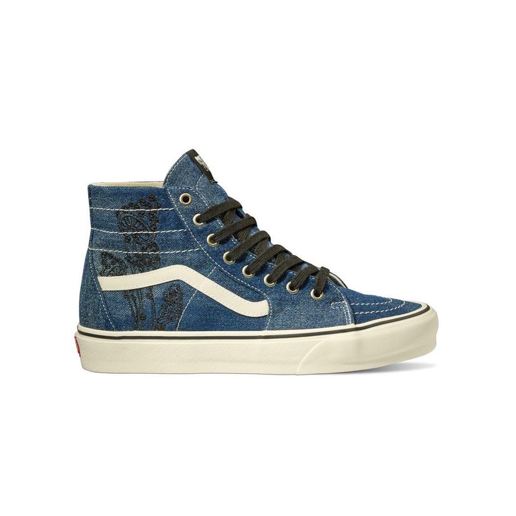 SEPATU VANS OFF THE WALL | SK8 HI TAPERED DENIM NAVY | DNMNV