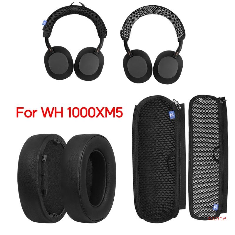 Zzz Bantalan Telinga Pengganti Dengan Gesper Untuk WH 1000XM5 Headphone Headband Loop Cover