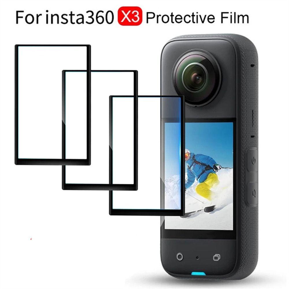 AUGUSTINA Untuk Insta360 Pelindung Layar Flexible Action Camera High Definition Soft Film Anti Gores Untuk Insta360 Camera Film