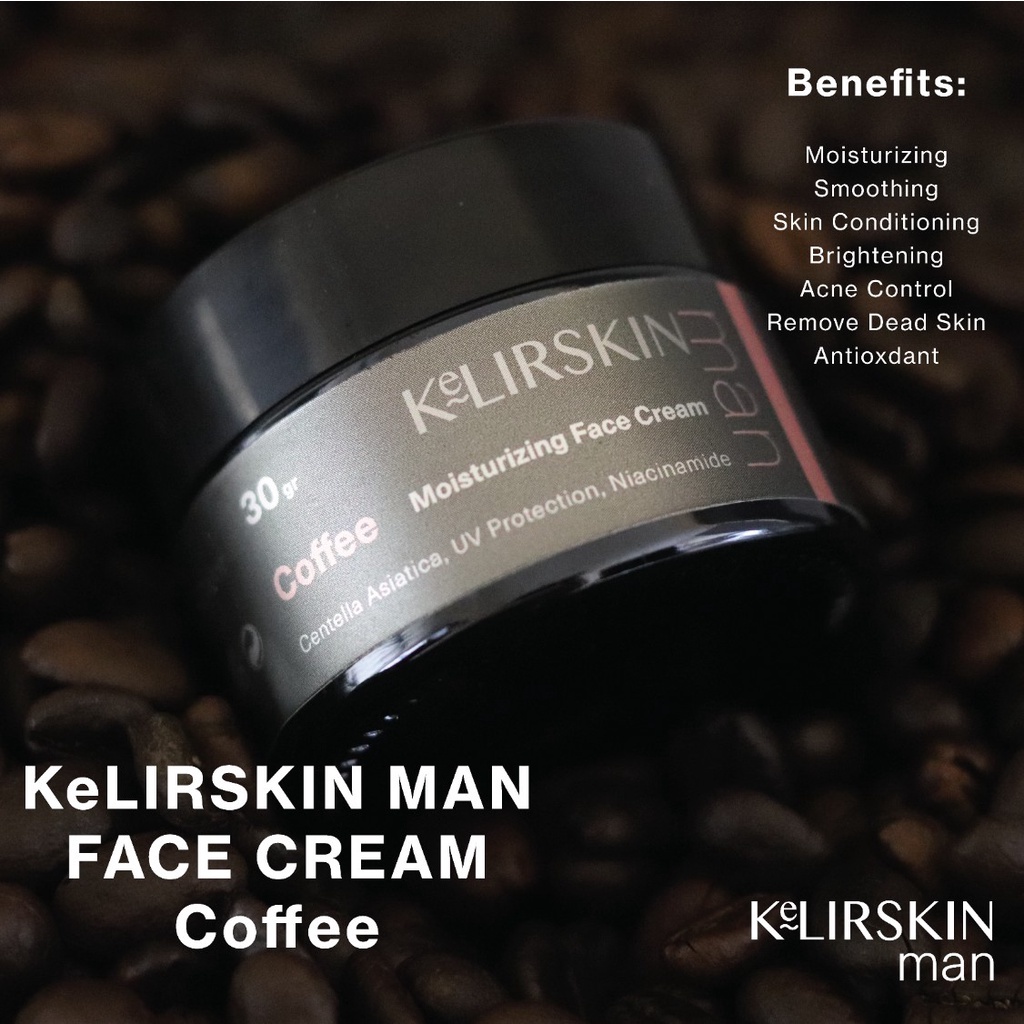 KeLIRSKIN Man Moisturizing Face Cream - Coffee Niacinamide