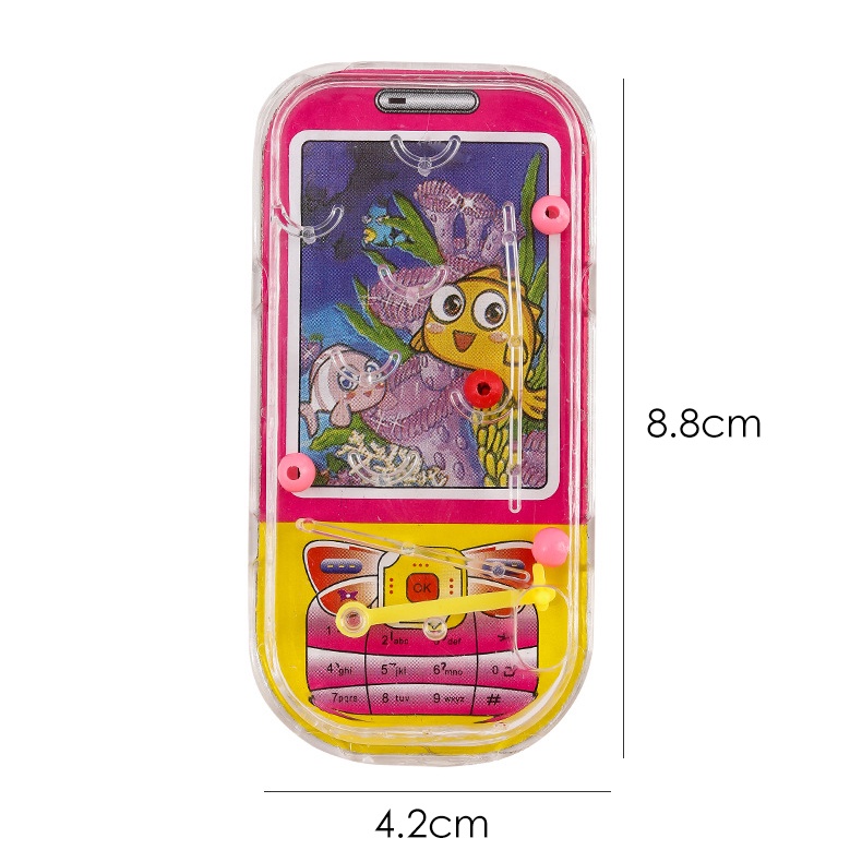 1 Pc Acak Klasik Handheld Pinball Games Kartun Tema Sea World Mini Lucu Fidget Toys Portable Pocket Game Board Intelletual Marble Puzzle Mainan Anak Pesta Nikmat