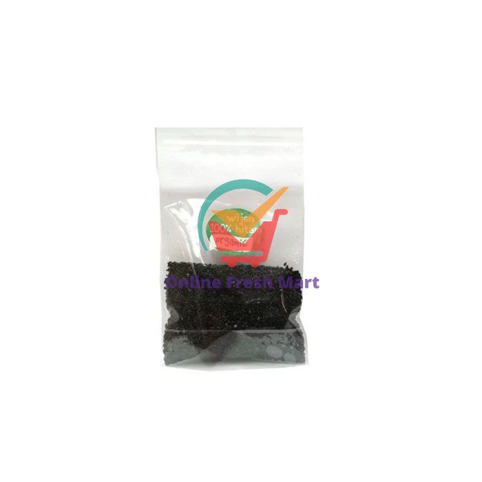 

Wijen Hitam Black / Sesame Seed Organik 50 gr - Online Fresh Mart Denpasar