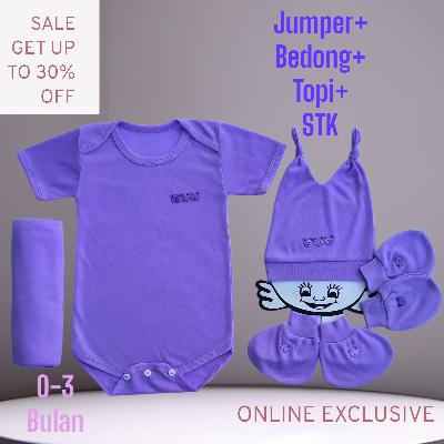 Talitababy-Complete Baby Clothes Set (Jumper,Bedong,topi,Sarung Tangan Kaki)