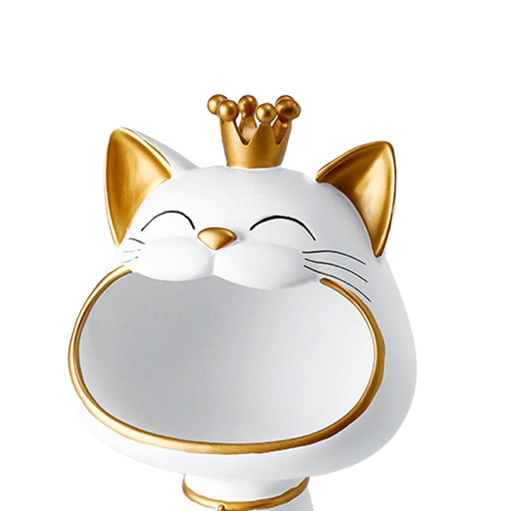 Huit Patung Kucing Keberuntungan Feng Shui Figurine Kunci Penyimpanan Serba Serbi Home Decor