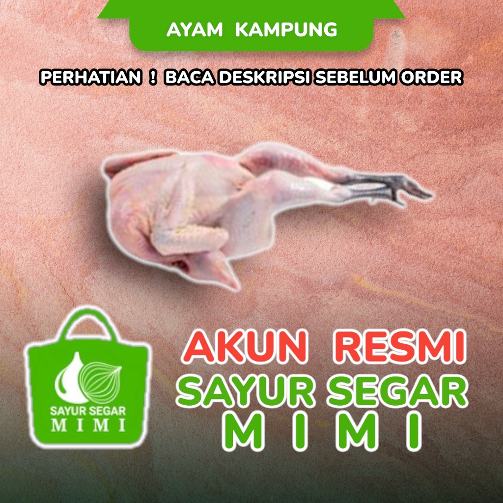 

Ayam Kampung 1 Ekor - Sayur Segar Mimi Palembang
