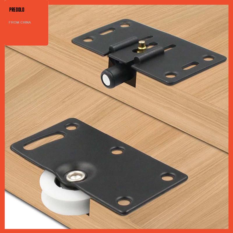 [Predolo] Heavy Duty Sliding Door Roller Track Panel Set Door Runner Ganti Part