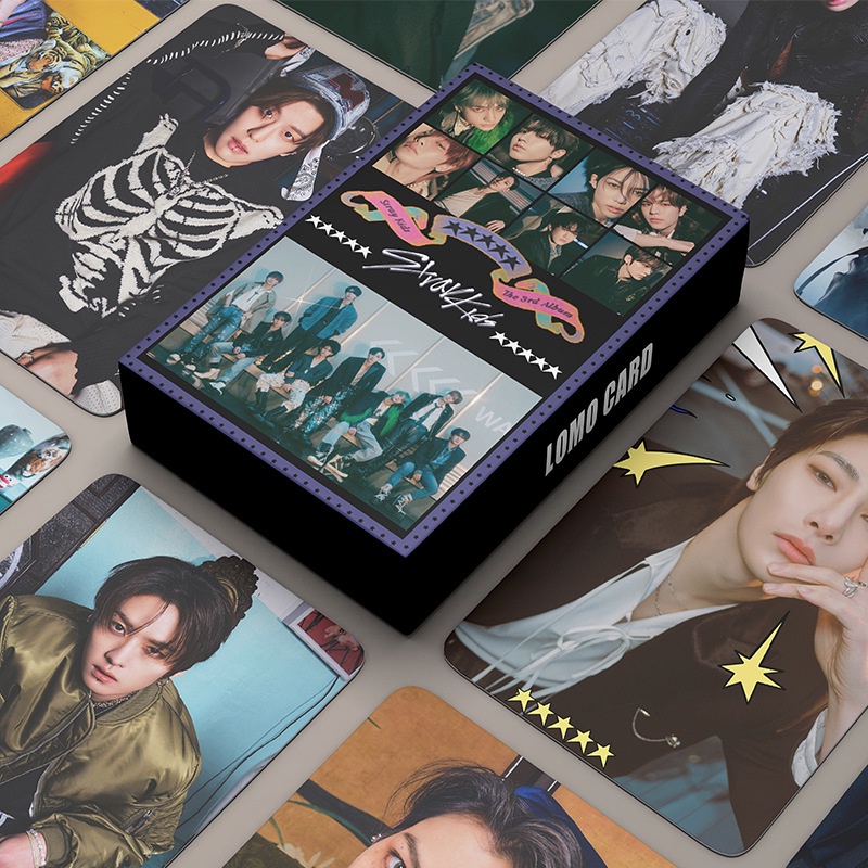 55pcs /box Album STRAY KIDS 3rd 5-STAR Photocards Kartu Lomo Straykids Comoback Kpop Postcards