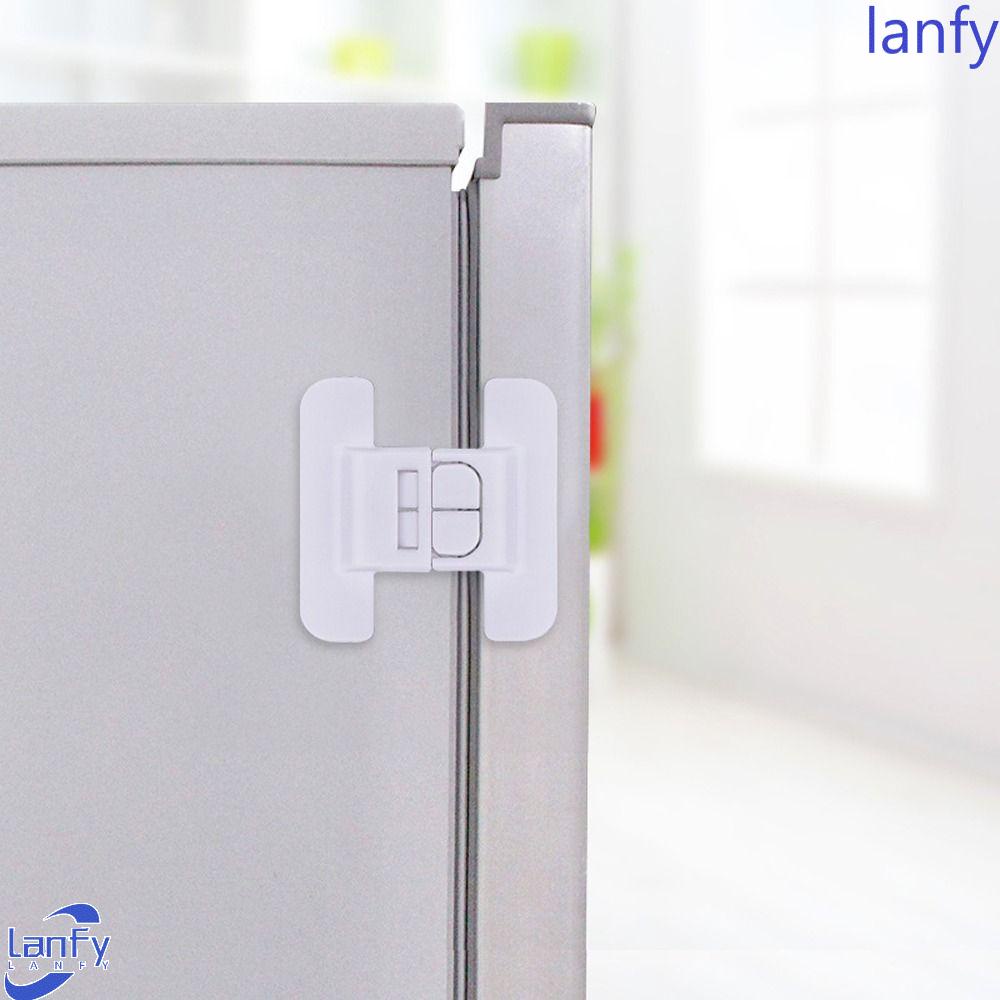 Lanfy Kunci Pengaman Bayi Tahan Lama Kunci Pengaman Rumah Lemari Pintu Safety Locks Anti Jepit Multi-Fungsi Anti-opening Security Lock