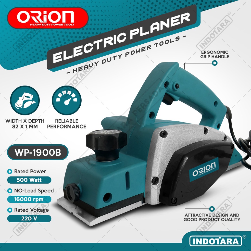 Mesin Serut Kayu Elektrik / Electric Wood Planer Machine Orion WP1900B