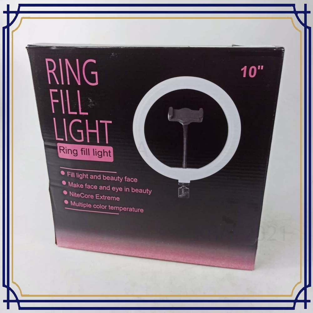 Lampu Ring Light RGB LED 10W 124 LED 10 Inch with 1 Holder -SP005