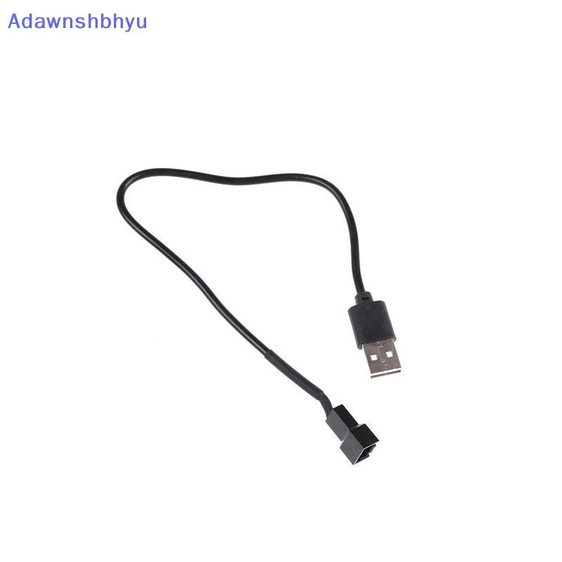 Adhyu Kabel Adaptor Konektor USB 2.0 A Male To 3-Pin/4-Pin Untuk Kipas PC Komputer 5V ID