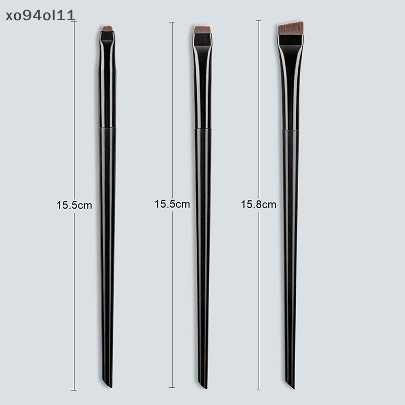 Xo 3Pcs Brush Makeup Eye Brow Eyeliner Pen Pensil Alis Brush Alat Makeup Alis OL