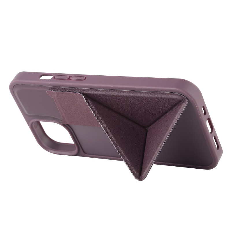 IPHONE Bisnis Cover Stand Lipat Untuk Iphone14 13 12 11 Pro Max Casing Pelindung Jatuh Casing Belakang Ponsel