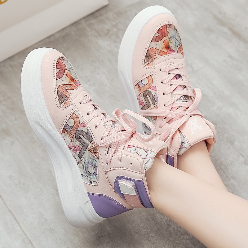 JILITU SEPATU WANITA IMPORT SNEAKERS FASHION SW-51 FREE KOTAK