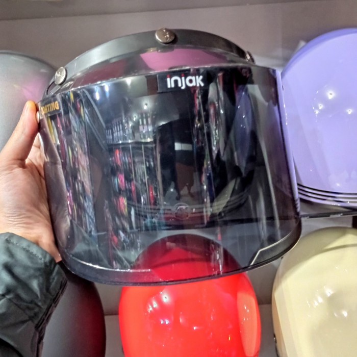 kaca visor helm Cargloss bogo datar-Kaca Visor Cargloss-Kaca Visor JPN - kaca bening, All Size