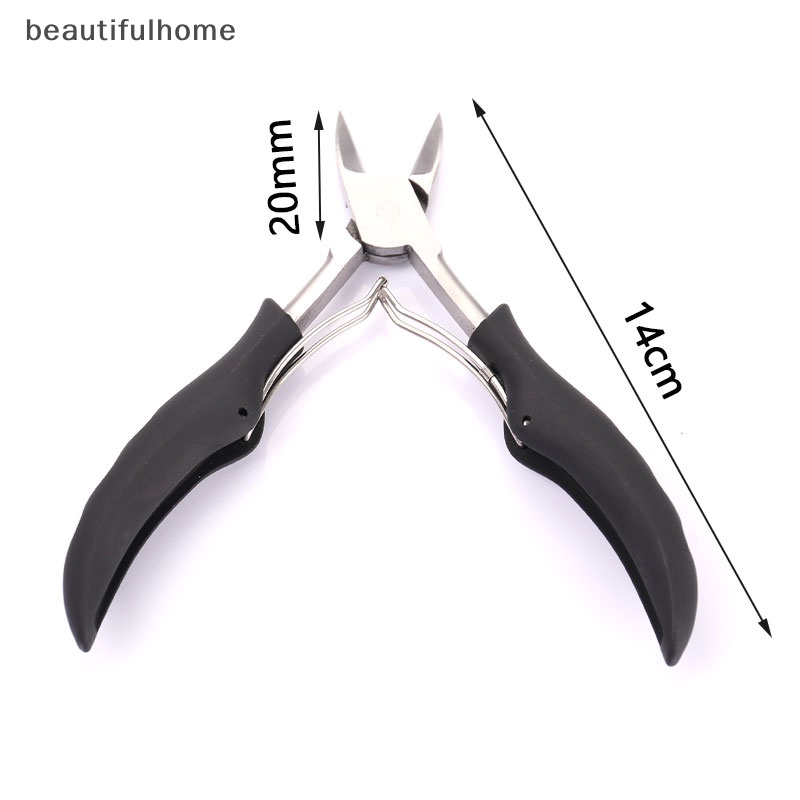 {beautifulhome} Alat Kuku Kuku Nail Art Cuticle Nipper Clipper Edge Cutter Manicure Scissor Plier.