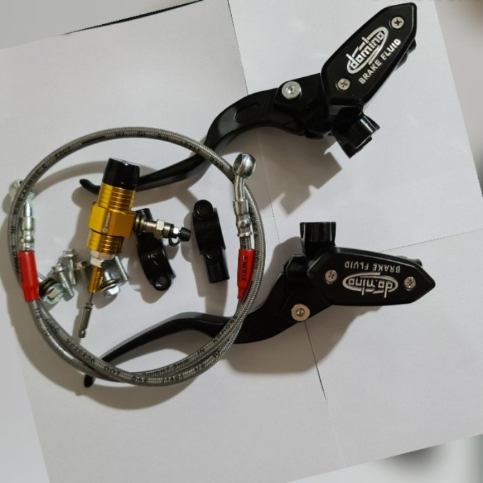 Master rem kopling hidrolik satu set selang stut universal motor klx c