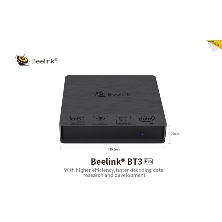 19 BEELINK BT3 Pro II Mini PC - Intel Atom Z8350 4GB RAM 64GB ROM Win 10