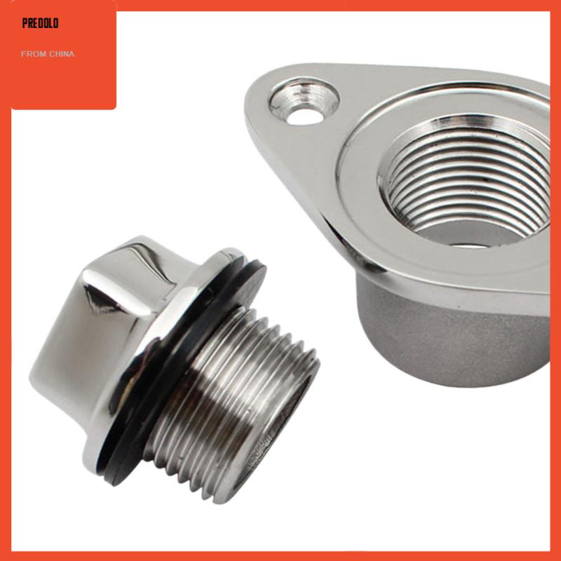 [Predolo] Steker Pembuangan Perahu Fitting Kayak Awet Screwcap Plug Tutup316Stainless Steel