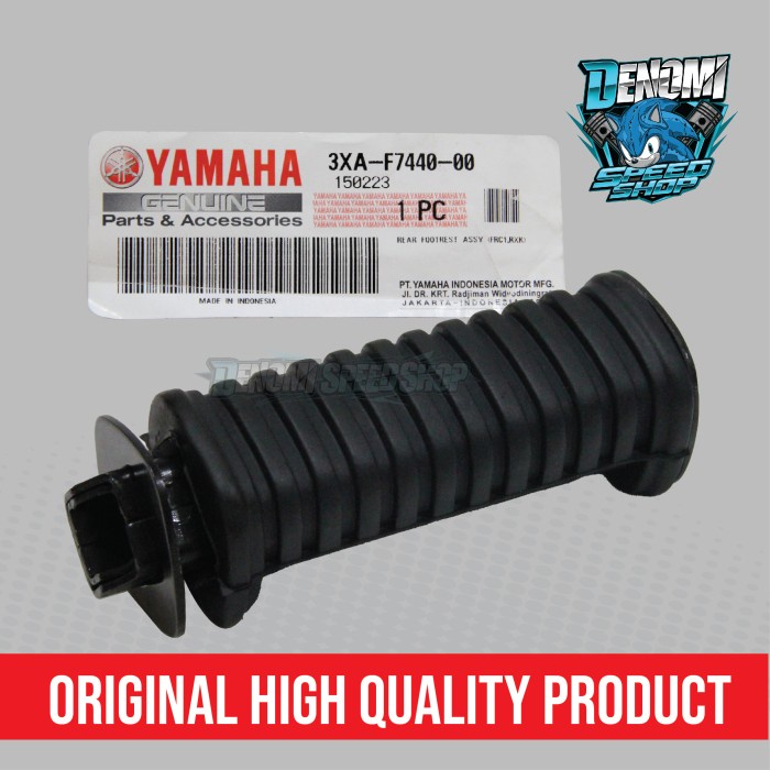 Karet Besi Footstep Foot Step Belakang Kanan kiri Yamaha F1ZR FIZR F1Z FIZ R RX King Vega Old Original YGP