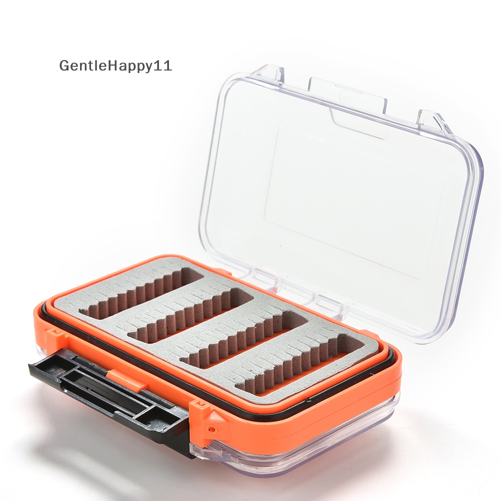 Gentlehappy Double Side Waterproof Pocket Fly Fishing Box Slid Foam Insert Tahan 170fly id