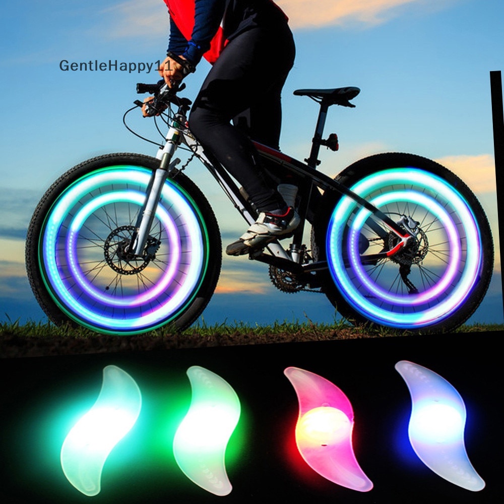 Gentlehappy Lampu Jari Roda Sepeda Plastik Waterproof MTB Balance Bicycle LED Tyre Ban Flas id