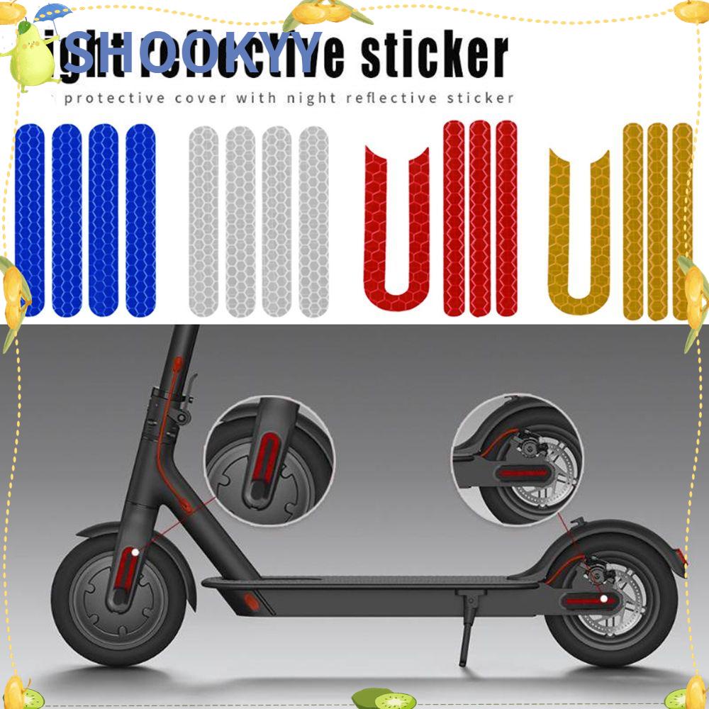 Chookyy Stiker Skuter Listrik Kualitas Tinggi Strip Peringatan Safety Night Riding M365 M365Pro Reflektor