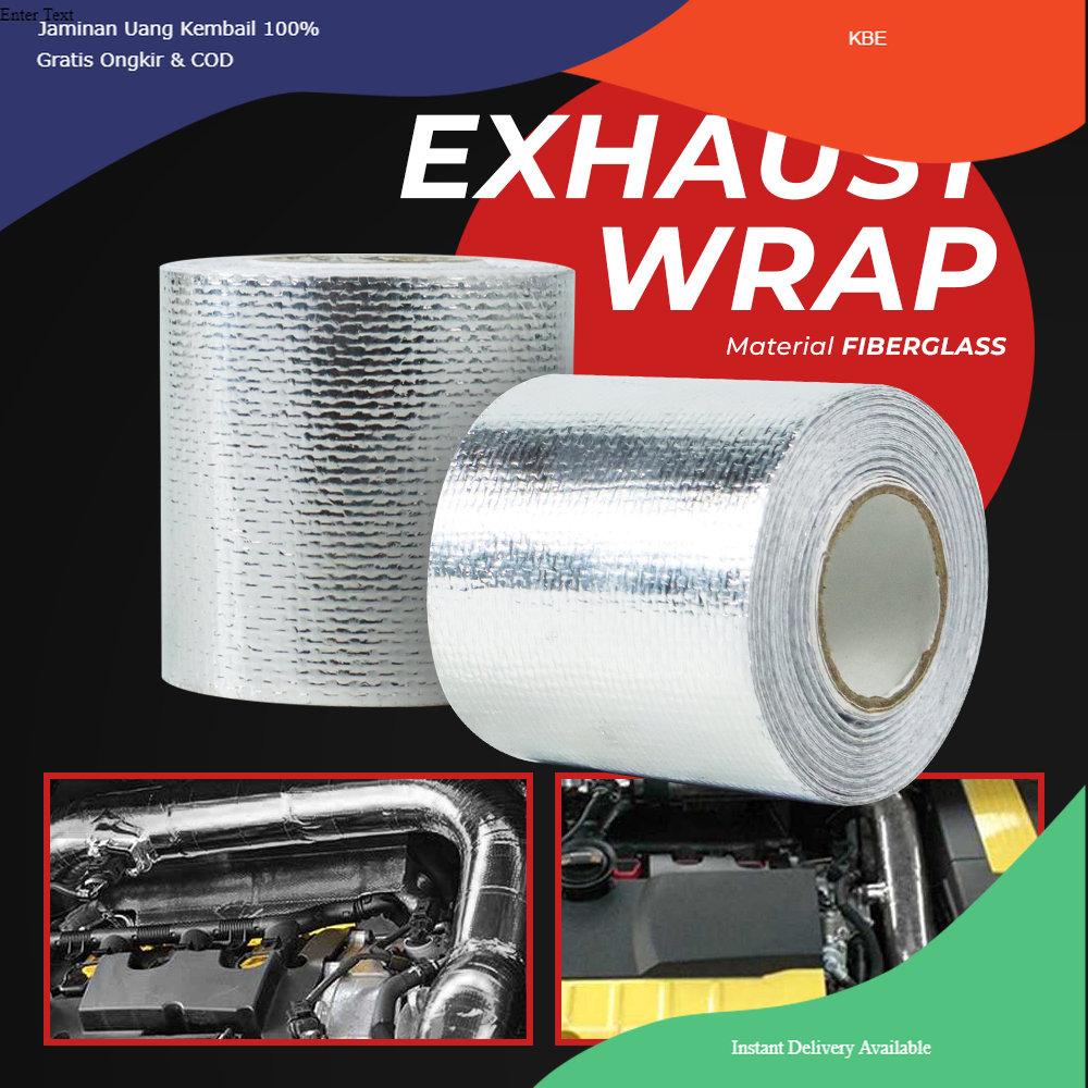 

Alat Perekat VRacing Exhaust Wrap Lakban Peredam Panas Knalpot 5 CM x 5 M - MD-1901 - Silver Viral