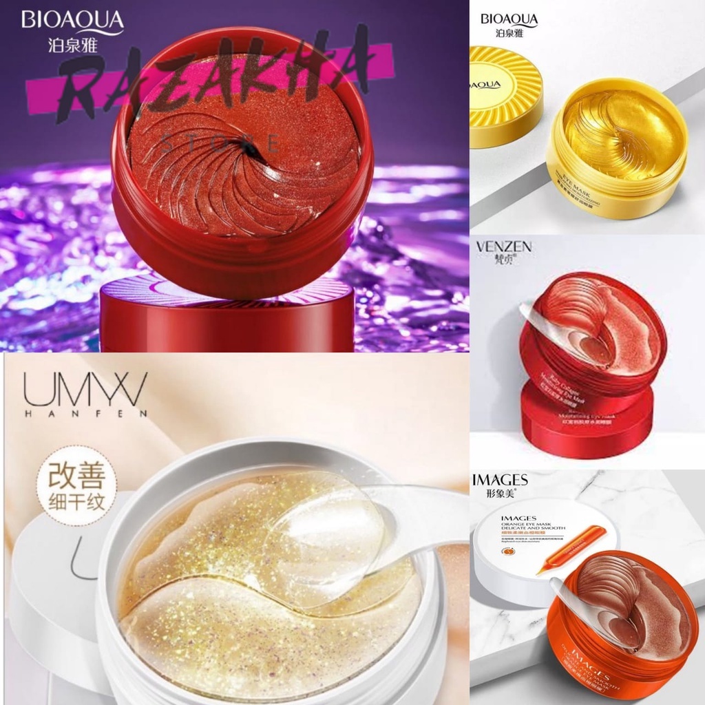 [60 Lembar] Eye Mask Masker Mata Panda Collagen Isi 60 / 30 Pasang UMYV UMW VENZEN VEZE IMAGES