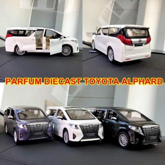 TOYOTA ALPHARD Parfume Pewangi Pengharum Mobil Parfum Pajangan Miniatu - Hitam