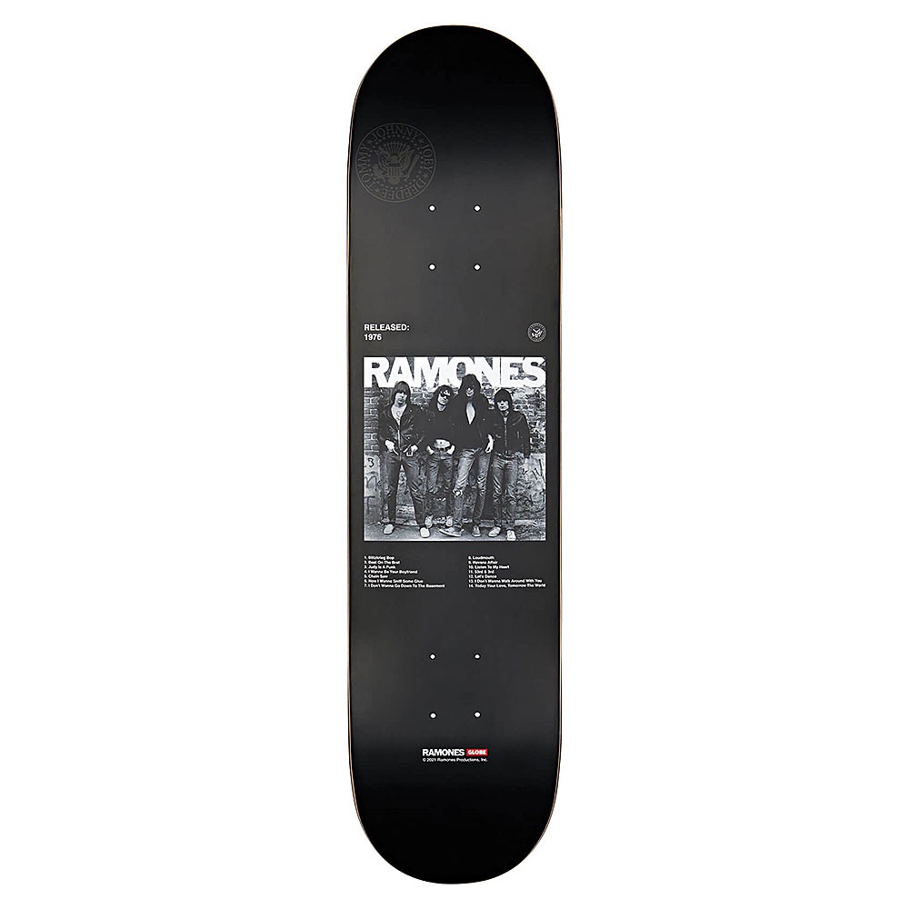 Globe Skateboard x Ramones Deck 7.75