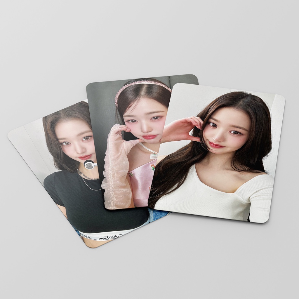 55pcs /box WONYOUNG IVE Photocards Khusus Solo Folio Kartu Lomo Kpop Postcards Collection Series