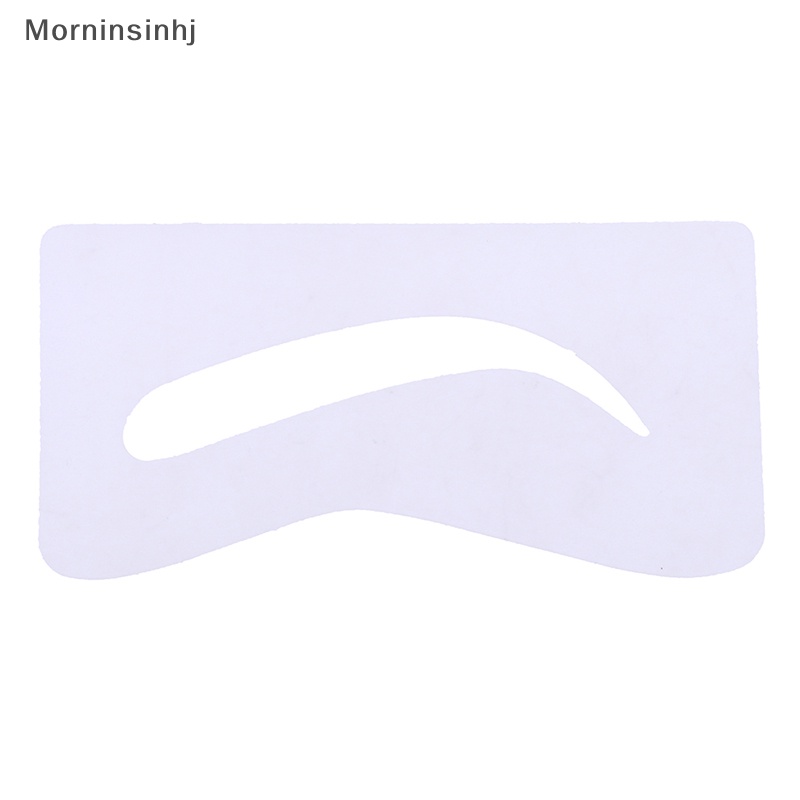 Mornin 10pasang Pembentuk Alis Membentuk Stensil Grooming Pesona Template Kartu Alis Makeup id