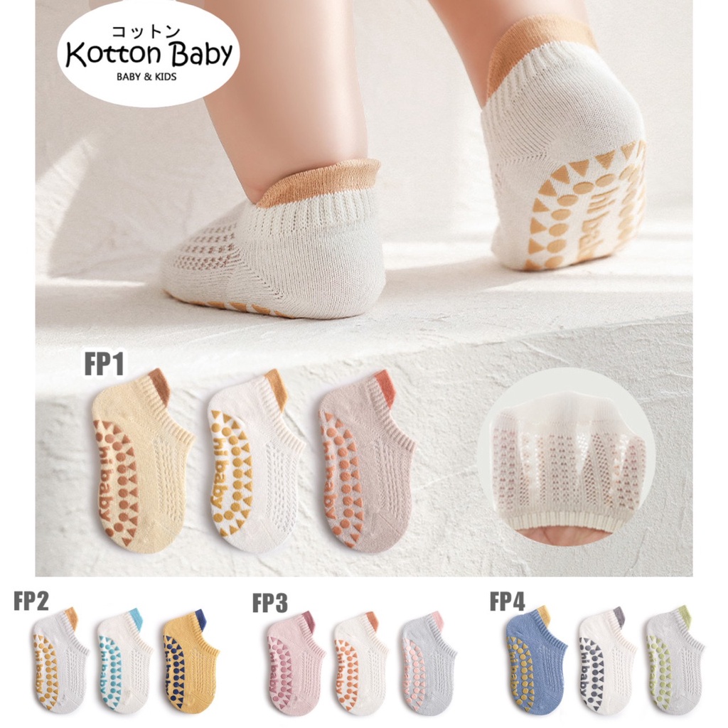 [3 PSG] 0-3 thn | KAOS KAKI BAYI ANAK LOW TOE  NEWBORN SOCKS LUCU KARAKTER KARTUN Catalog NMBB FP