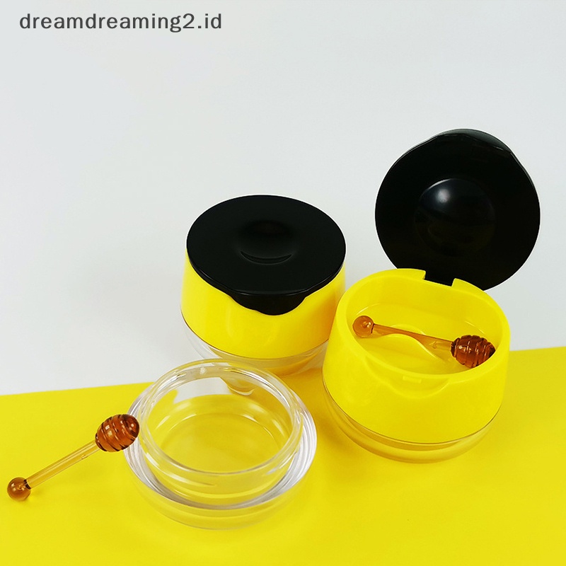 (drea) 1pc 6g Botol Film Bibir Kosong Kotak Film Bibir Dengan Sendok Lip Balm Bottng Kosong //